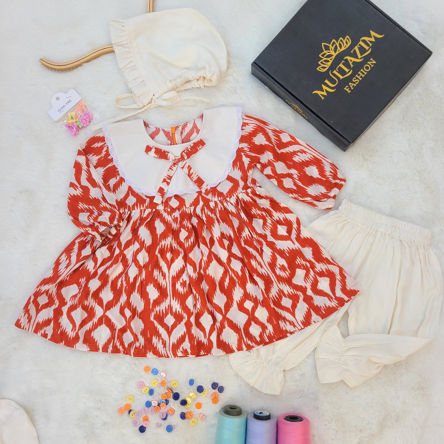 Baby Girls Full-Sleeve Frock Code-1472