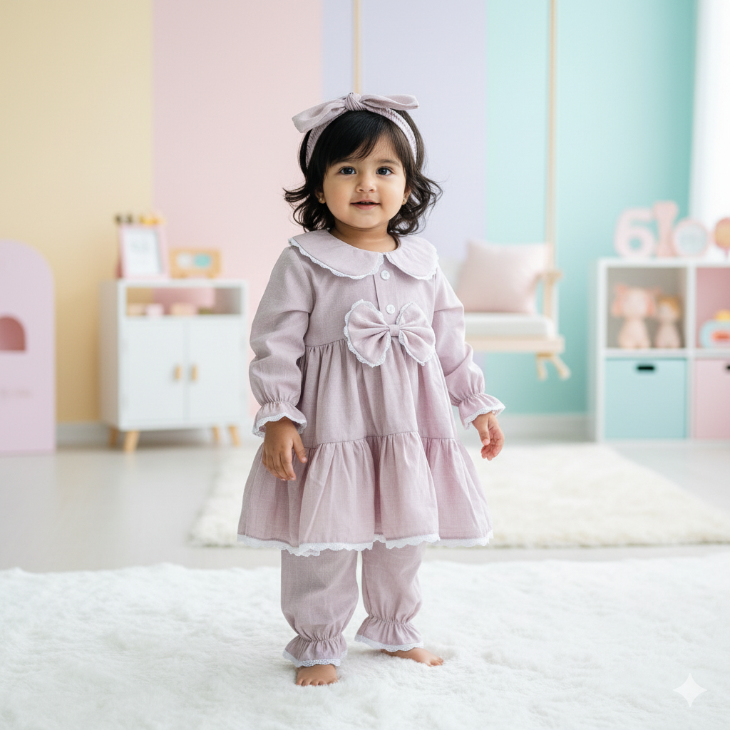 Baby Girls Full-Sleeve frock BG-1449