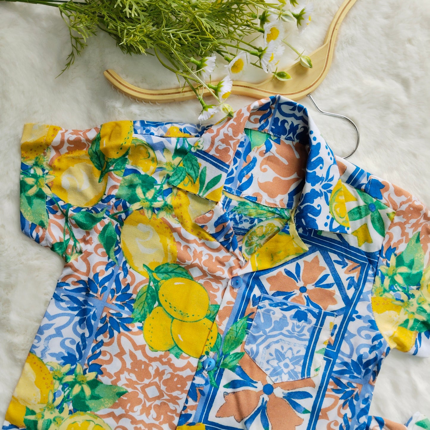 Boys Summer Shirt & Half Pant Set-BS-120