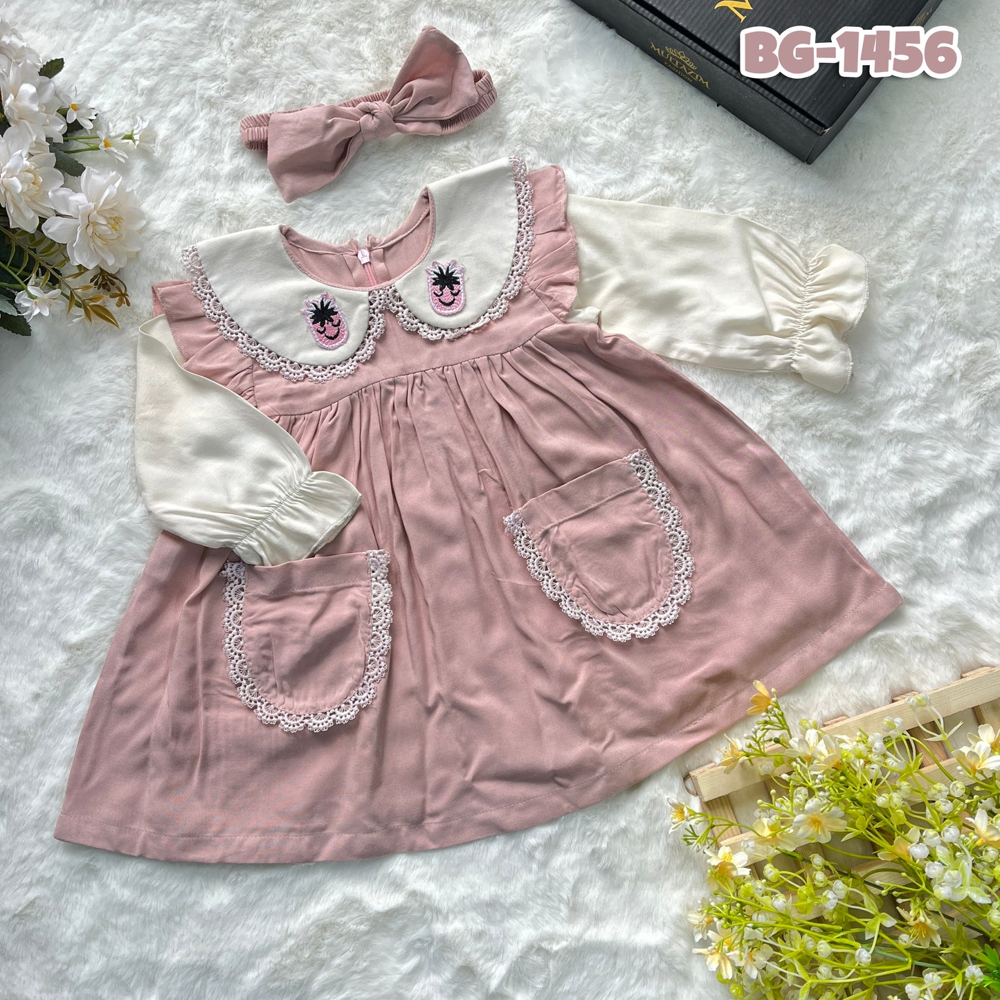 Baby Girls Full-Sleeve frock BG-1456