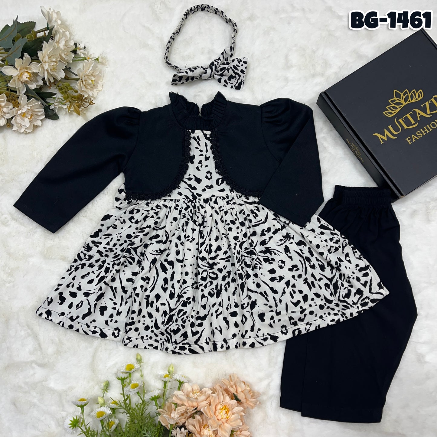 Baby Girls Full-Sleeve Frock Code-1461