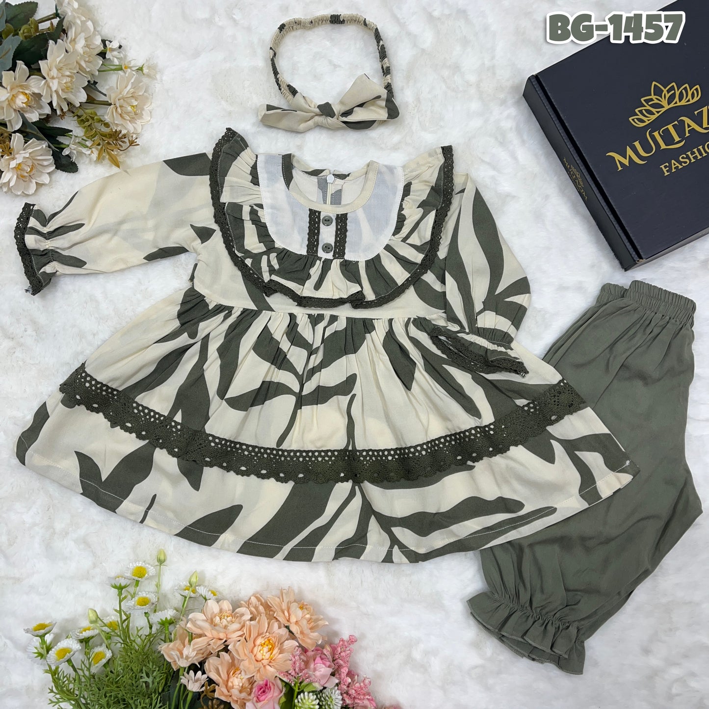 Baby Girls Full-Sleeve frock BG-1457