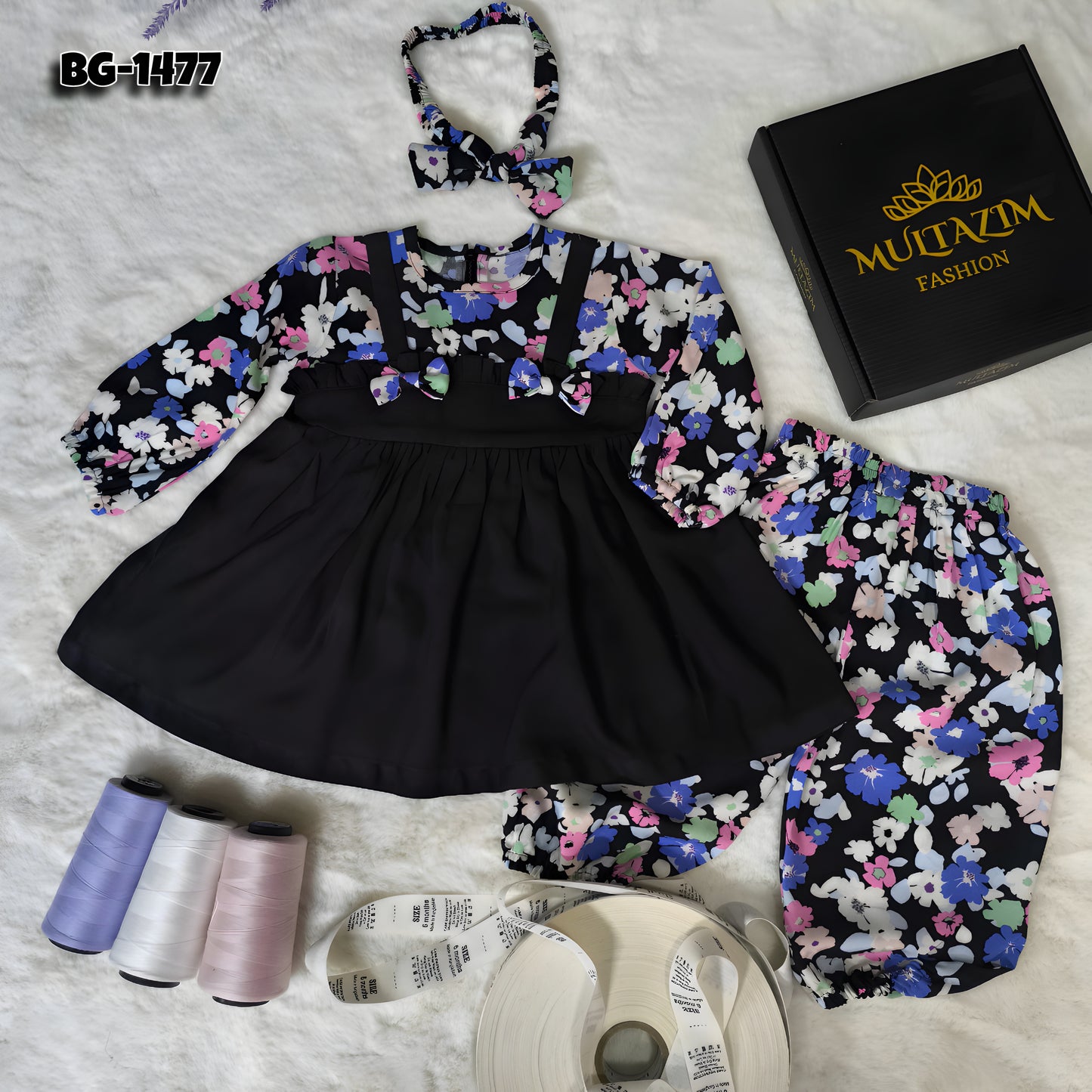 Baby Girls Full-Sleeve Frock Code-1477