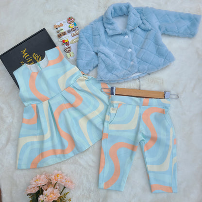 Cotton Candy Sky Ensemble Set-Code-1485