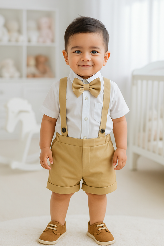 Boys Summer Shirt & Half Pant Set-BS-116
