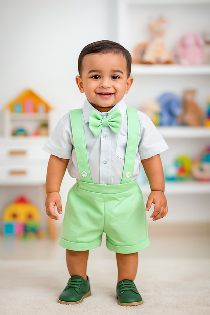 Boys Summer Shirt & Half Pant Set-BS-114