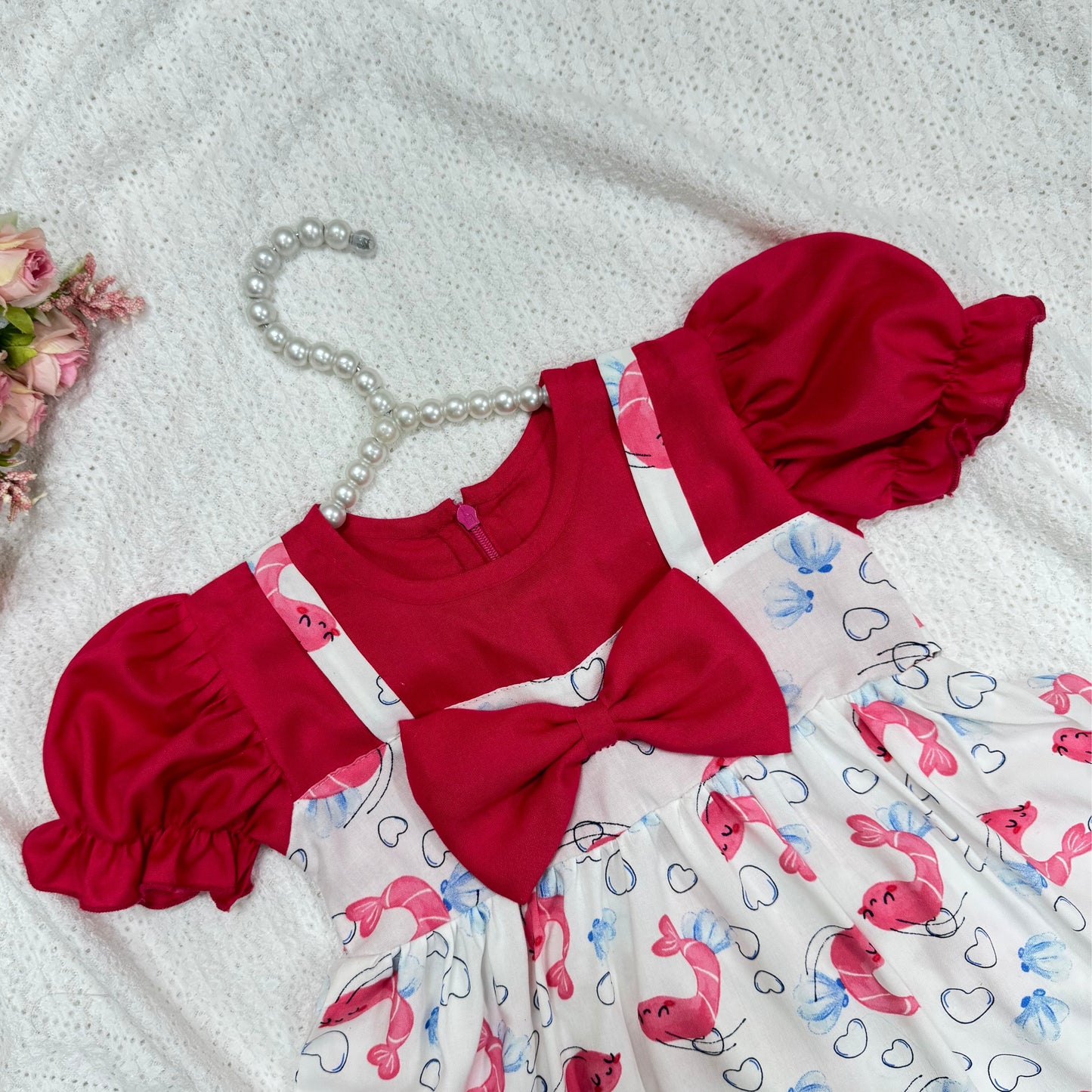 Cherry Fish Frock Set Code-1650