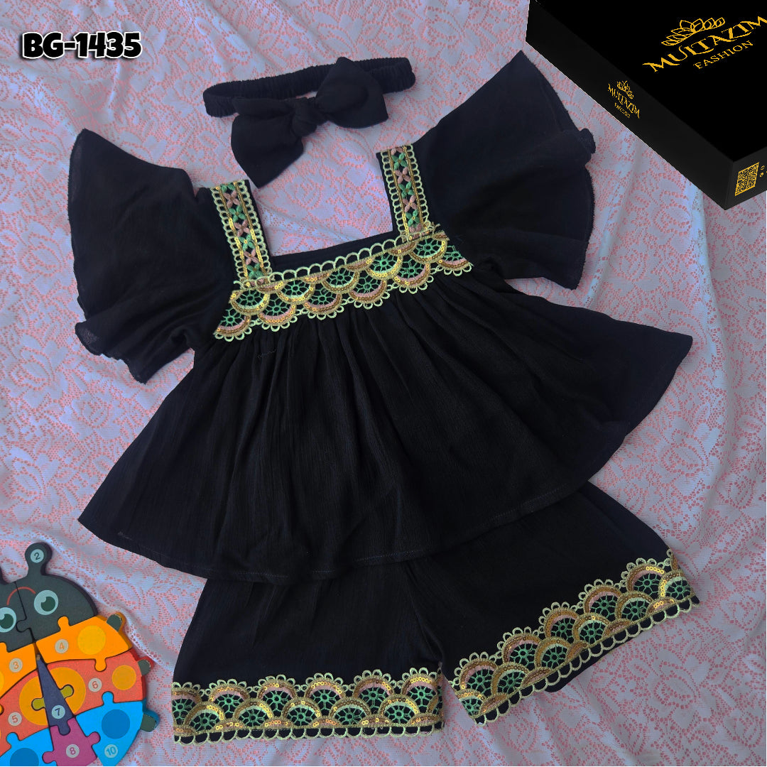 Baby girls Summer Tops & Pant Set BG-1435