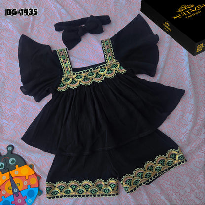 Baby girls Summer Tops & Pant Set BG-1435