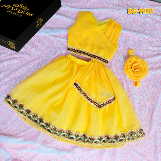 Baby girls Summer Sort Tops & Sort Skirt Set BG-1423