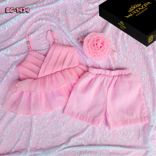 Baby girls Summer Tops & Pant Set BG-1434