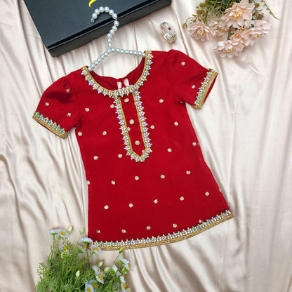 Mystic Desert Moon Sharara Suit with Matching Potli Bag Code-BG-1635