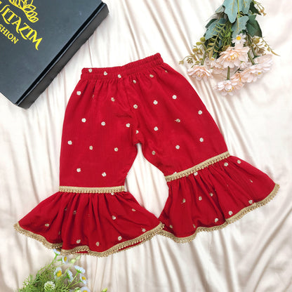 Mystic Desert Moon Sharara Suit with Matching Potli Bag Code-BG-1635