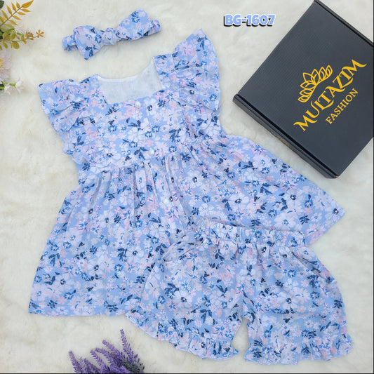 Kusum Kanon Frock Set Code-1607