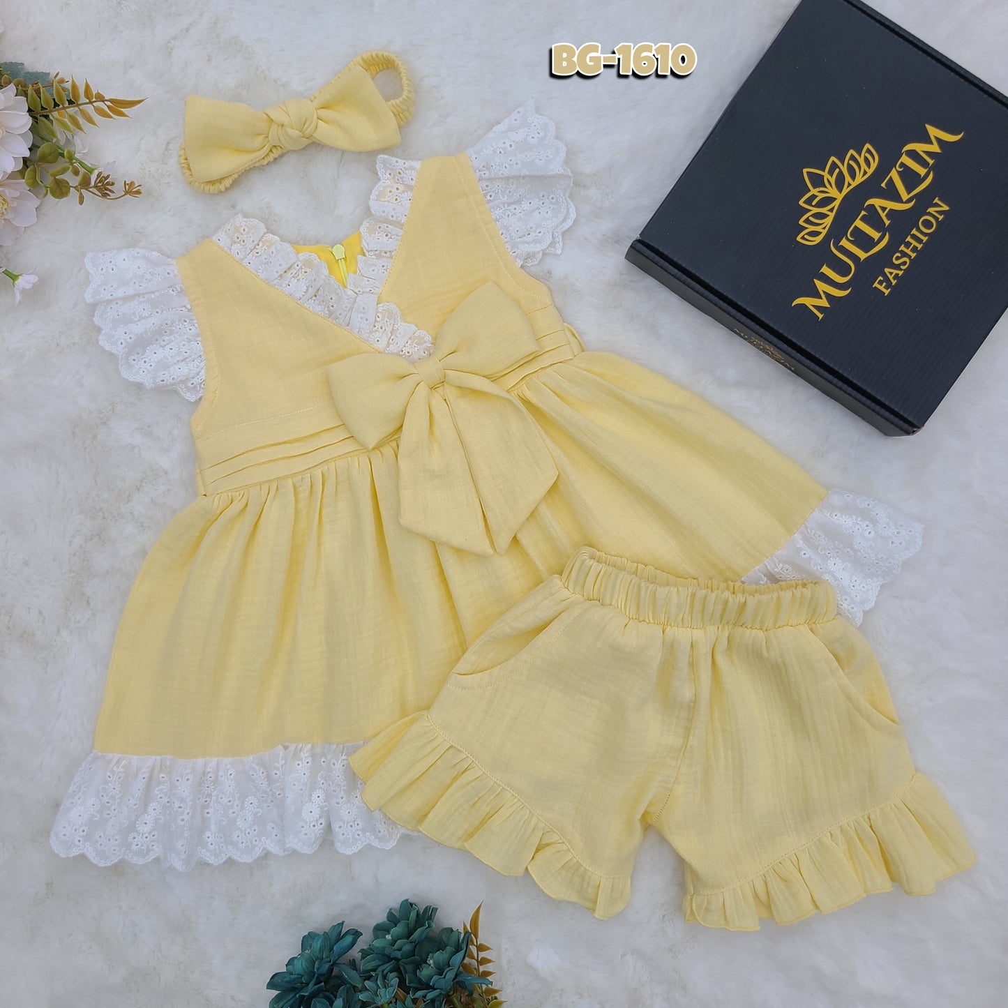 Holud Joba Frock Set Code-1610