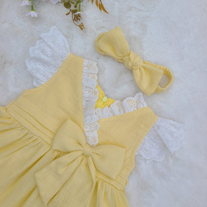 Holud Joba Frock Set Code-1610