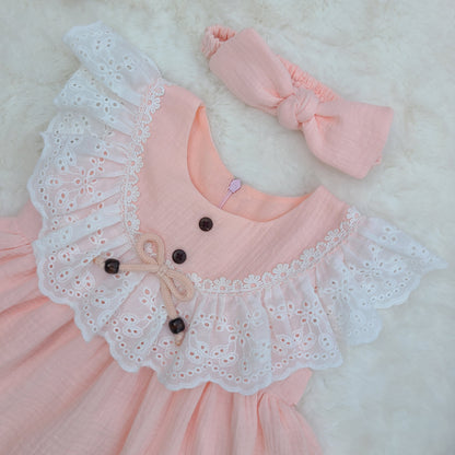 Mrimmoye Madhobi Frock Set Code-1611