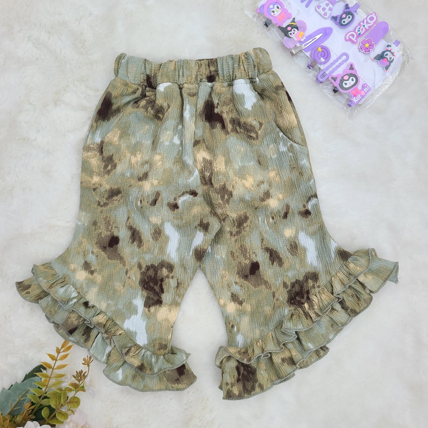 Dark Glam Bow Summer T-Shirt Tops & Pant Set Code-BG-1602