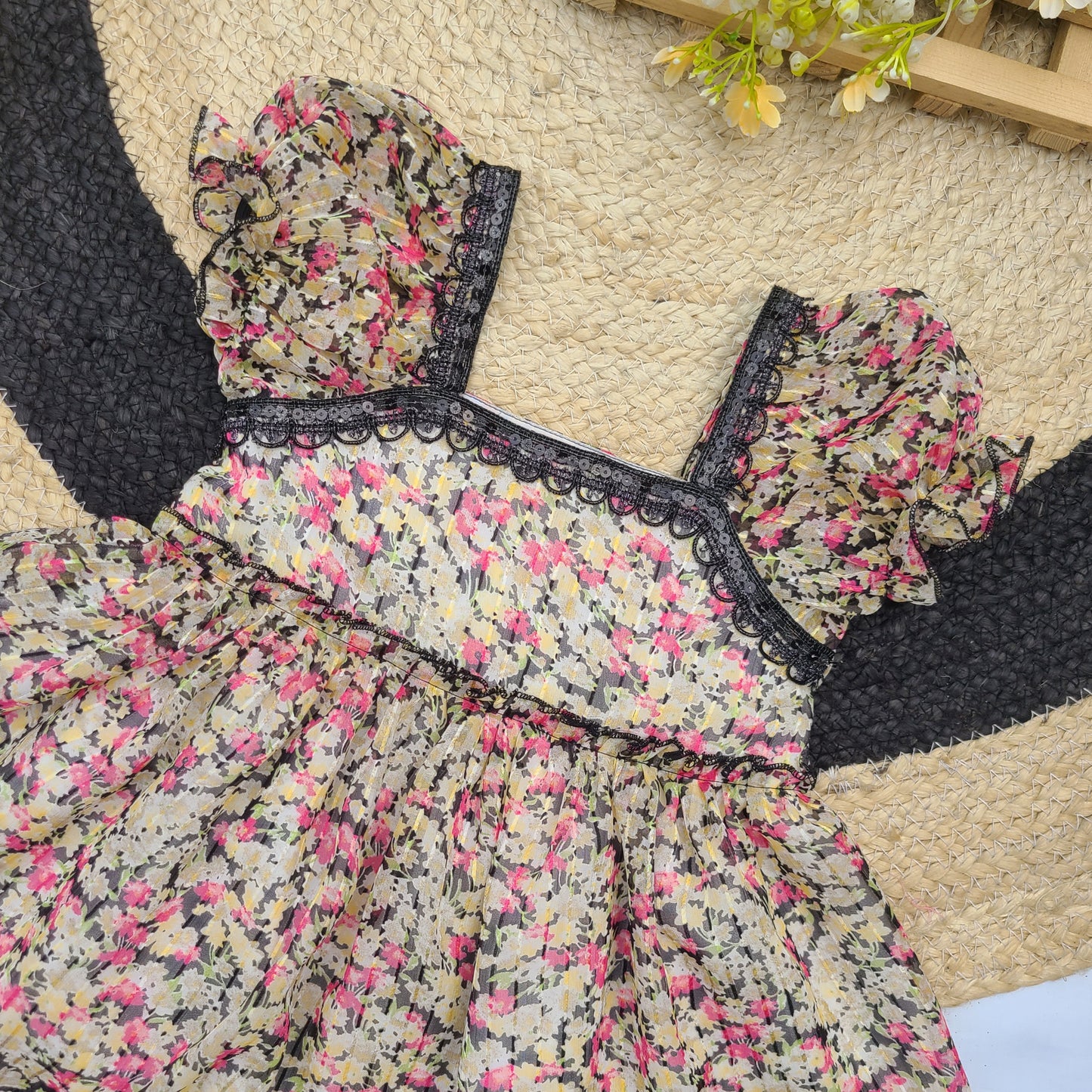 Dahlia Noir Dress Set-BG-1570