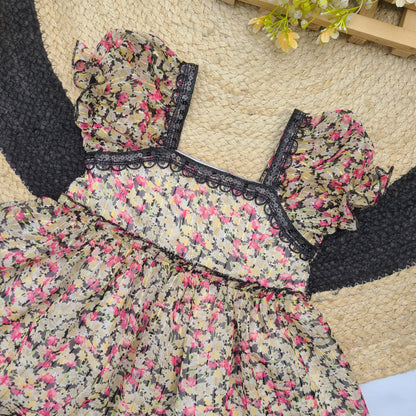 Dahlia Noir Dress Set-BG-1570