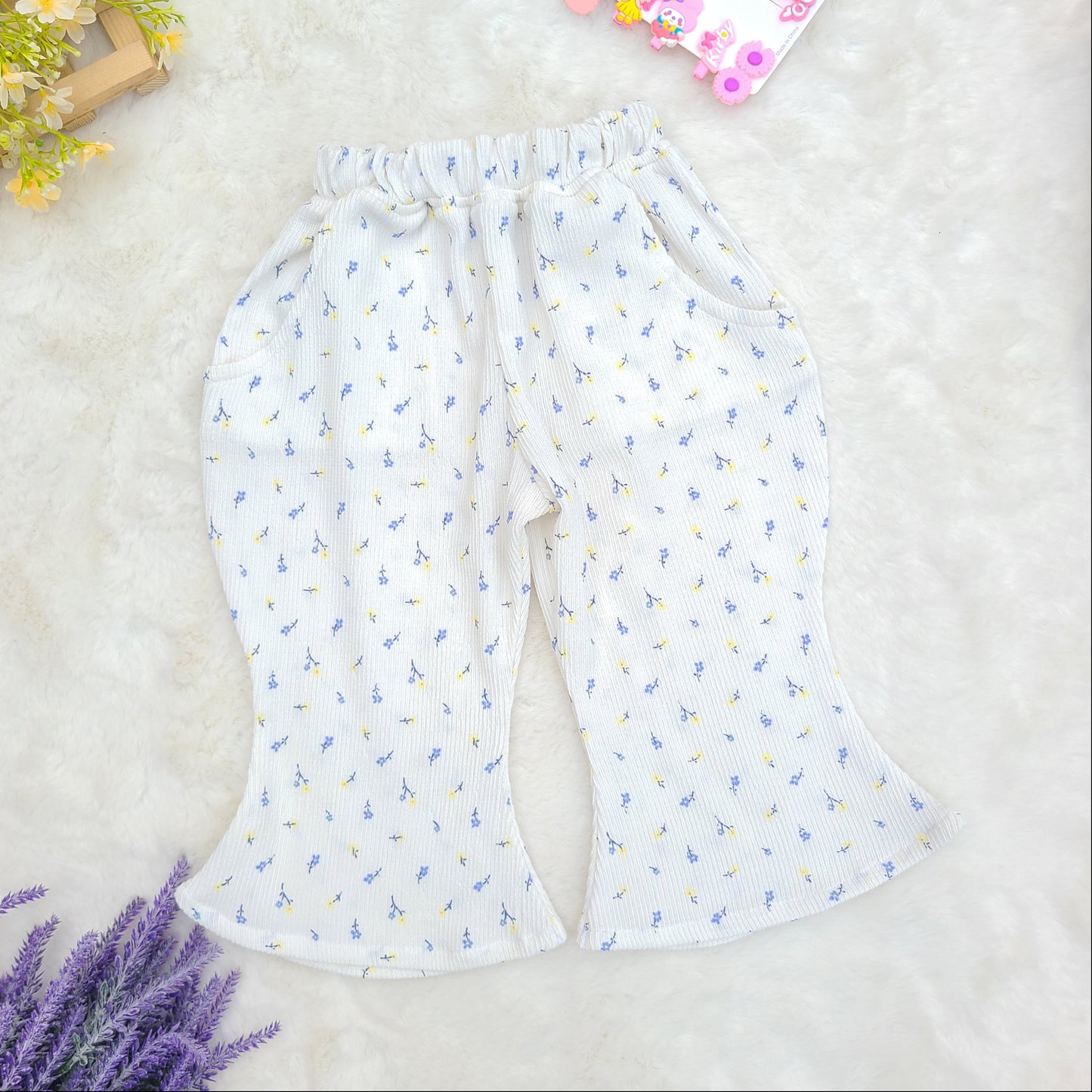 Cloud & Bloom Check Summer T-Shirt Tops & Pant Set Code-BG-1609