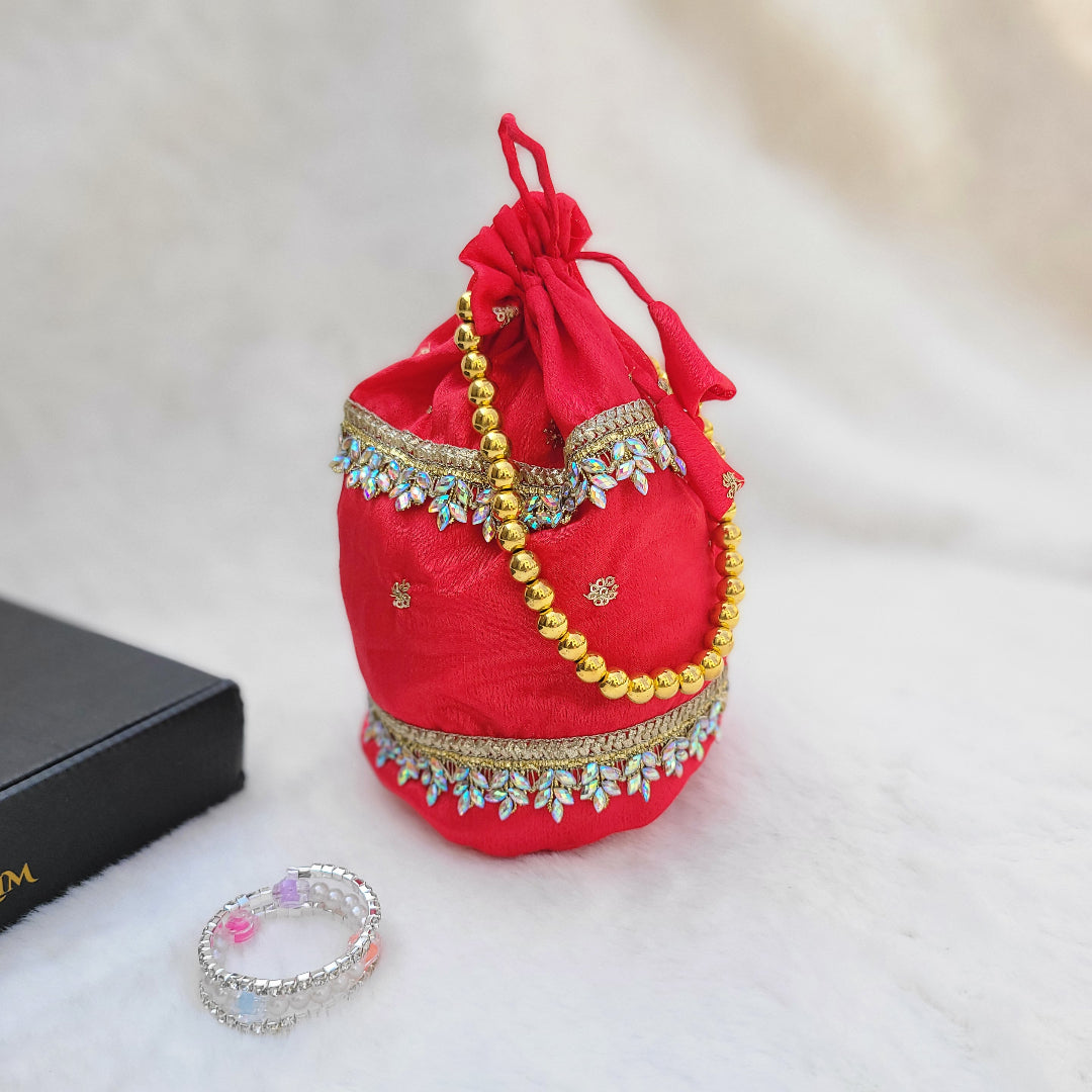 Misti Pori Lehenga set with Matching Potli Bag Code-BG-1601