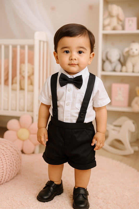 Boys Summer Shirt & Half Pant Set-BS-115