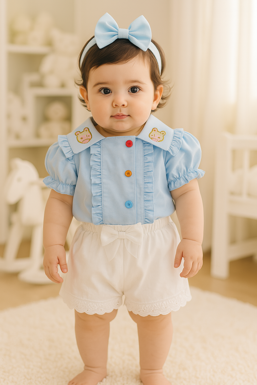 Baby girls Summer Tops & Pant Set BG-1183