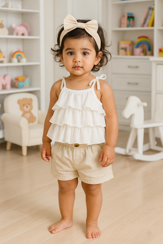 Baby girls Summer Tops & Pant Set BG-514