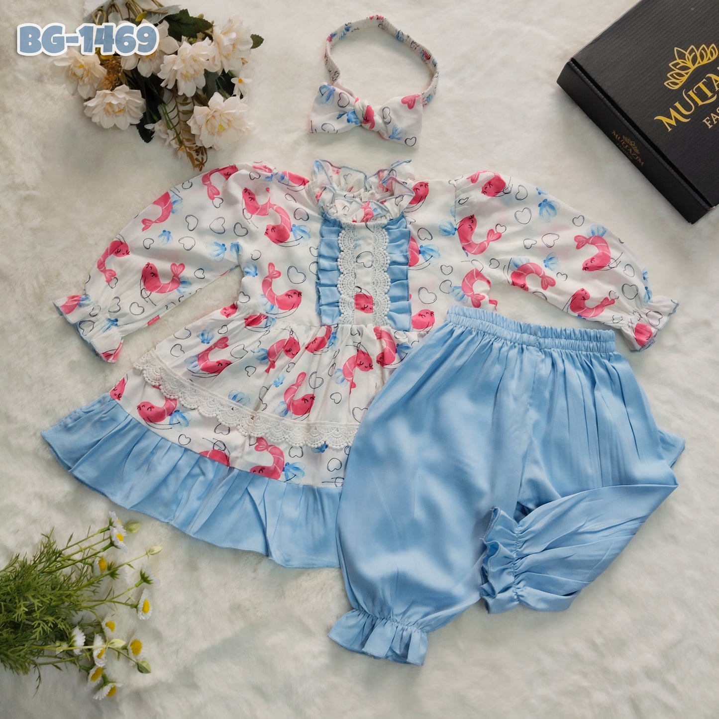 Baby Girls Full-Sleeve frock BG-1469