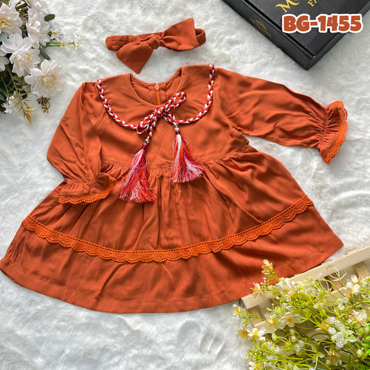 Baby Girls Full-Sleeve frock BG-1455