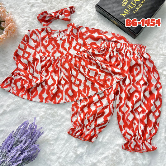 Baby girls Full-Sleeves Tops and Pant Set-Code-1454