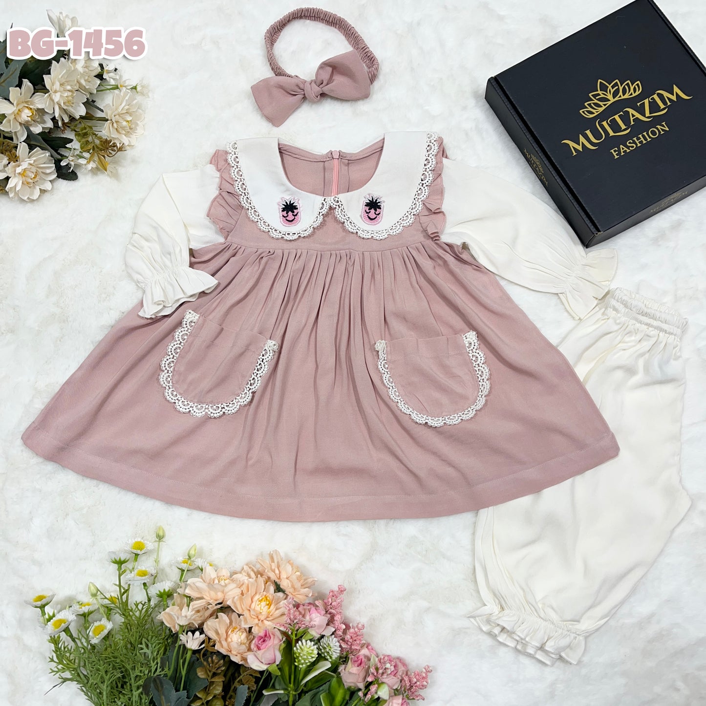 Baby Girls Full-Sleeve frock BG-1456