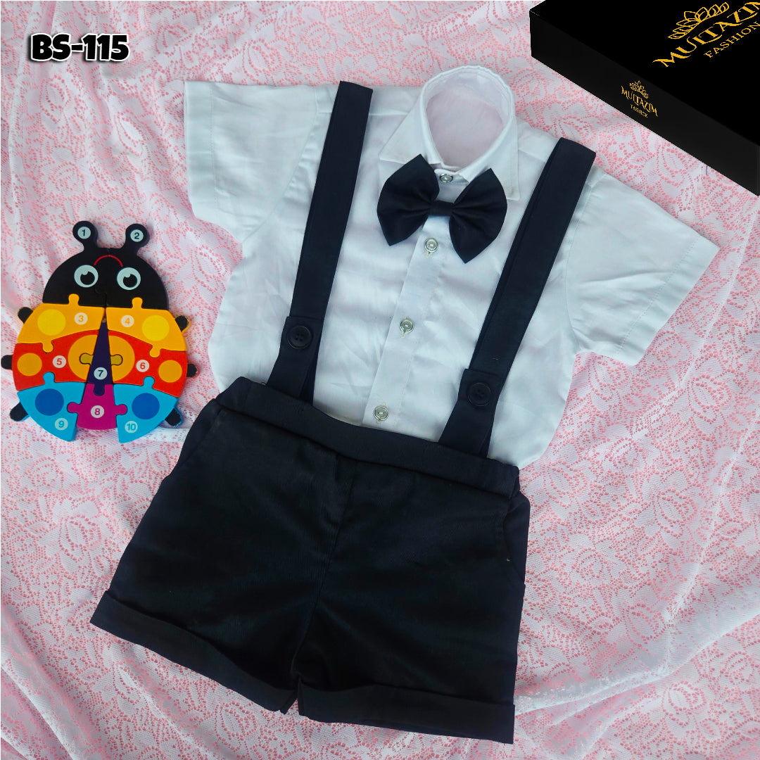 Boys Summer Shirt & Half Pant Set-BS-115