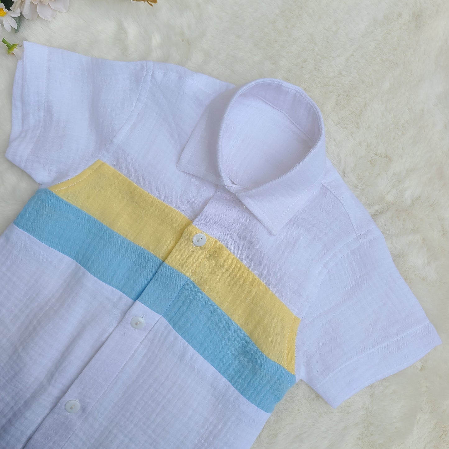 Morning Sky Half Shirt and Pants Set Code-BS-157