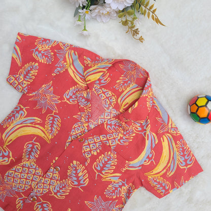 The Fruit Punch Half Shirt and Pants Set Code-BS-158