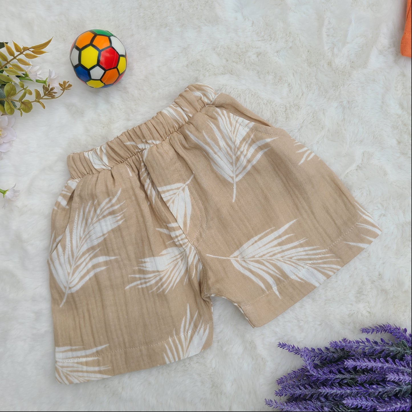 Feather & Sand Half Shirt and Pants Set Code-BS-160