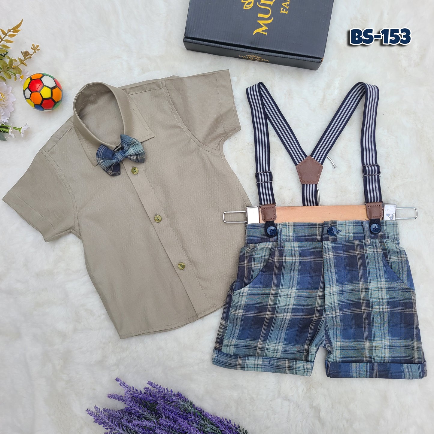 The Little CEO Suspender Set Code-BS-153