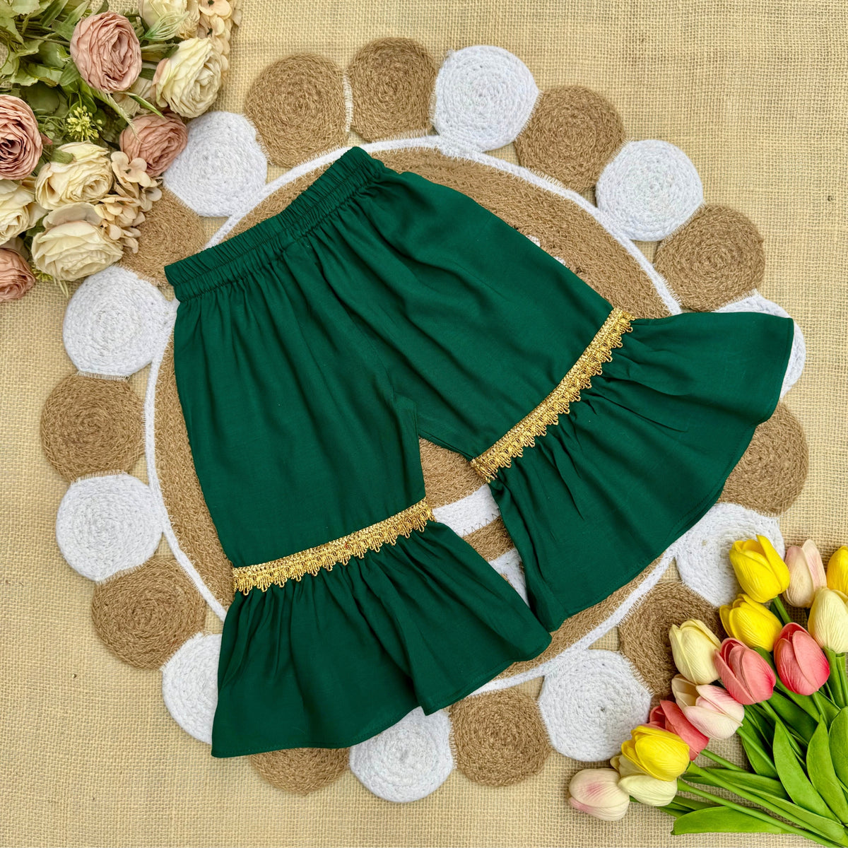Pari Green Sharara Set BG-1688