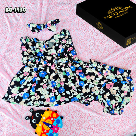 Baby girls Summer Tops & Pant Set BG-1430
