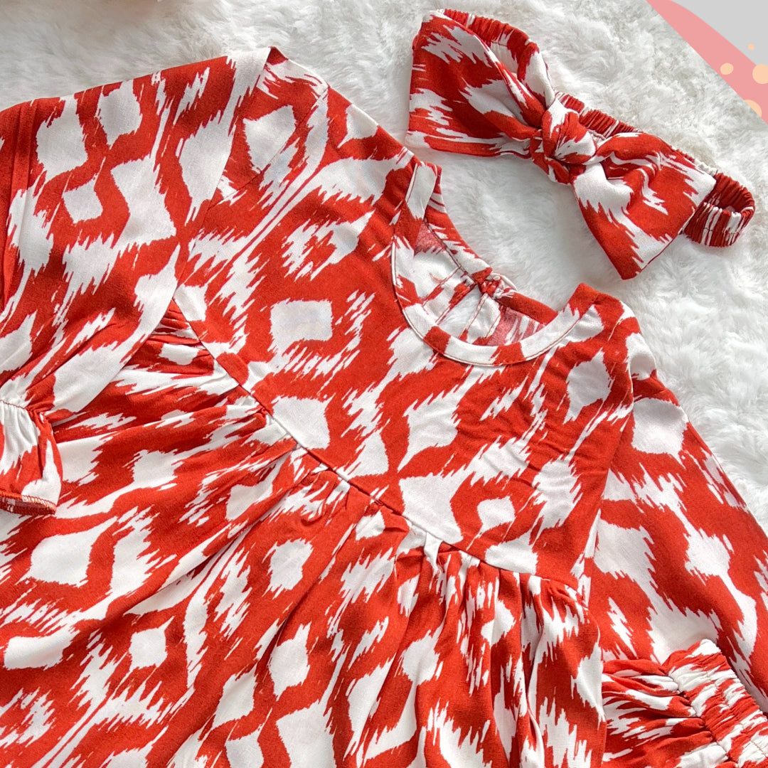 Baby girls Full-Sleeves Tops and Pant Set-Code-1454