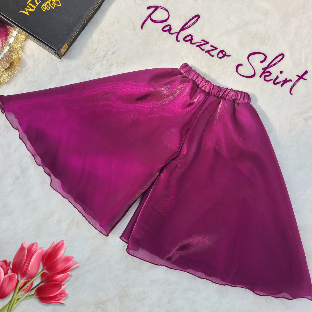 Jamun Bahar Sharara Set with Matching Potli Bag Code-BG-1539