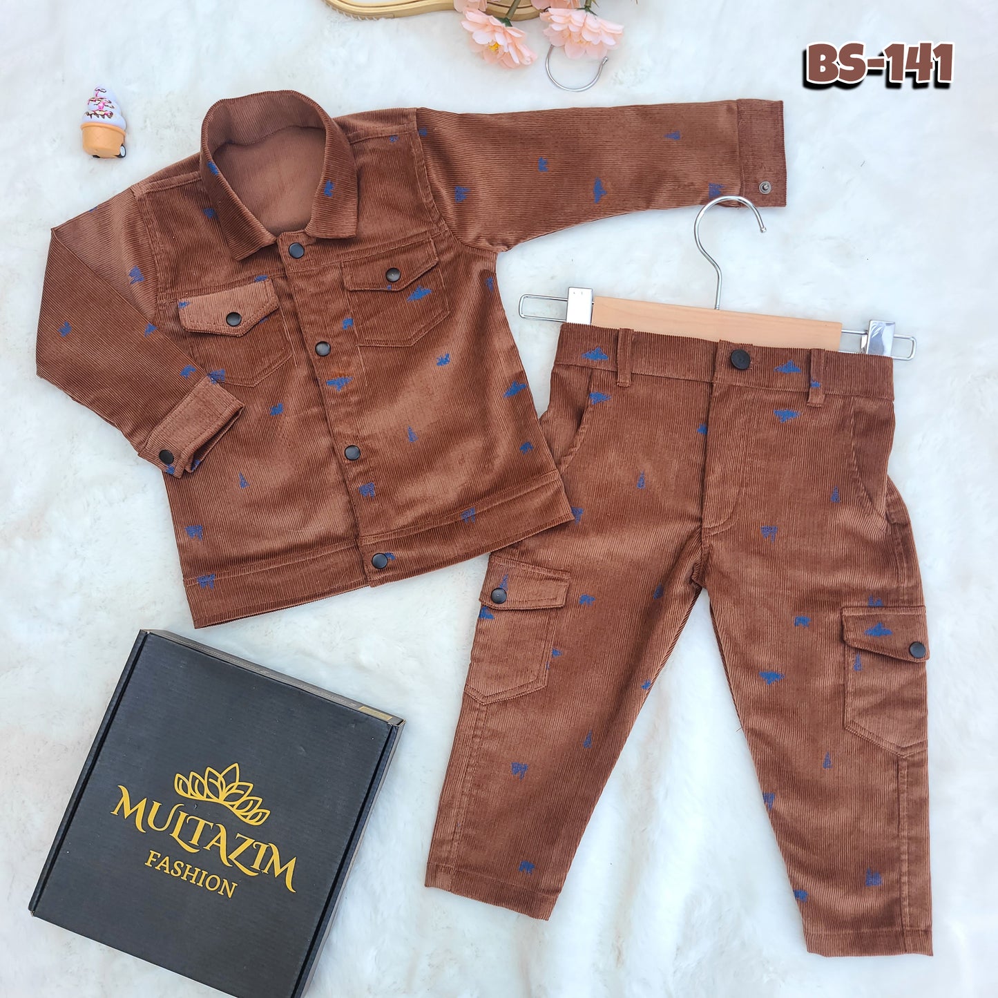 Brown Corduroy Adventure Set Code-BS-141