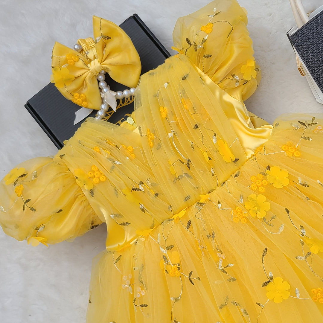 The Sunshine Bloom Tutu Party Dress Code-BG-1540