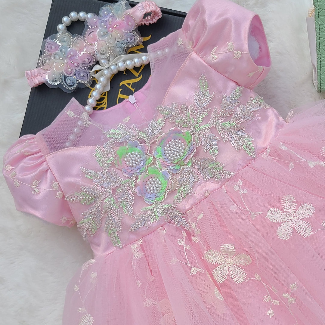 Cotton Candy Fairy Party Dress Code-BG-1541