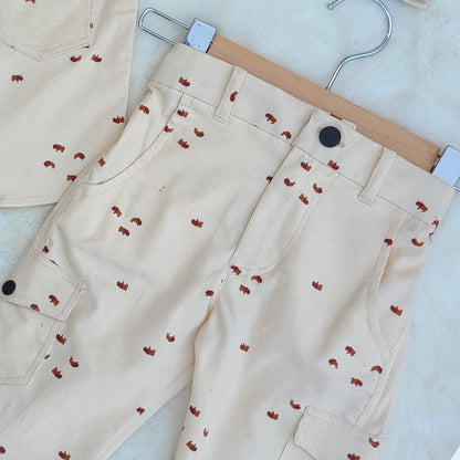 Biscuit Bear Corduroy Set Code-BS-143