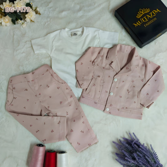 Baby Forest Friends Jacket Set -Code-1479