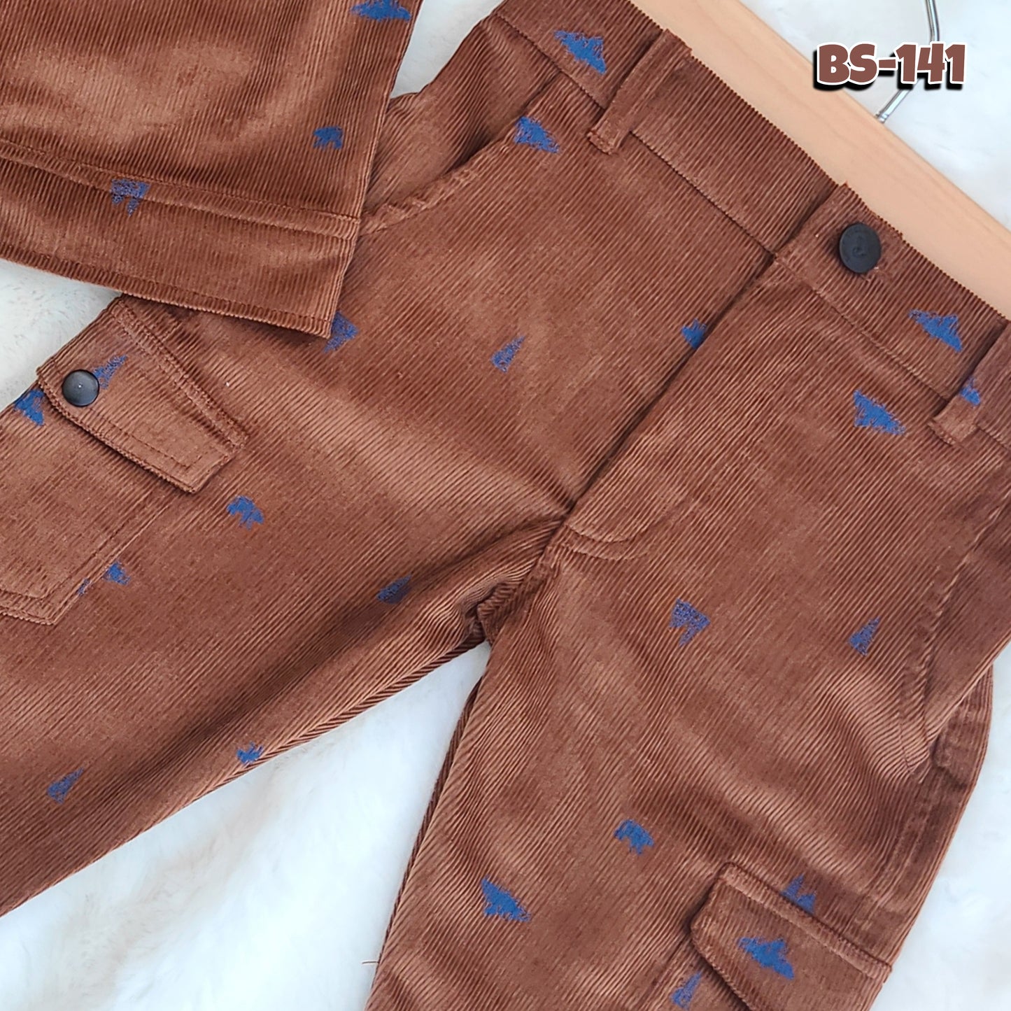 Brown Corduroy Adventure Set Code-BS-141