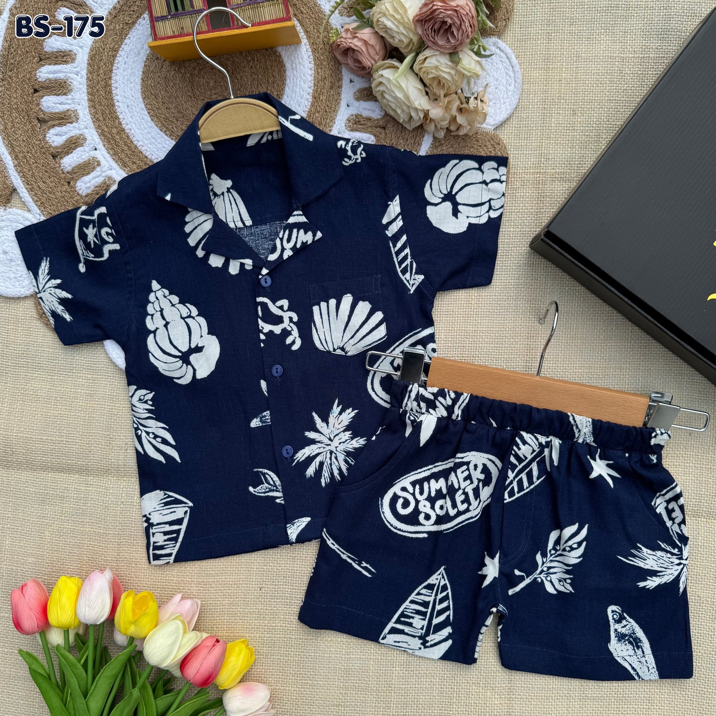 Seashell Cove Summer Co-Ord Set Code-BS-175