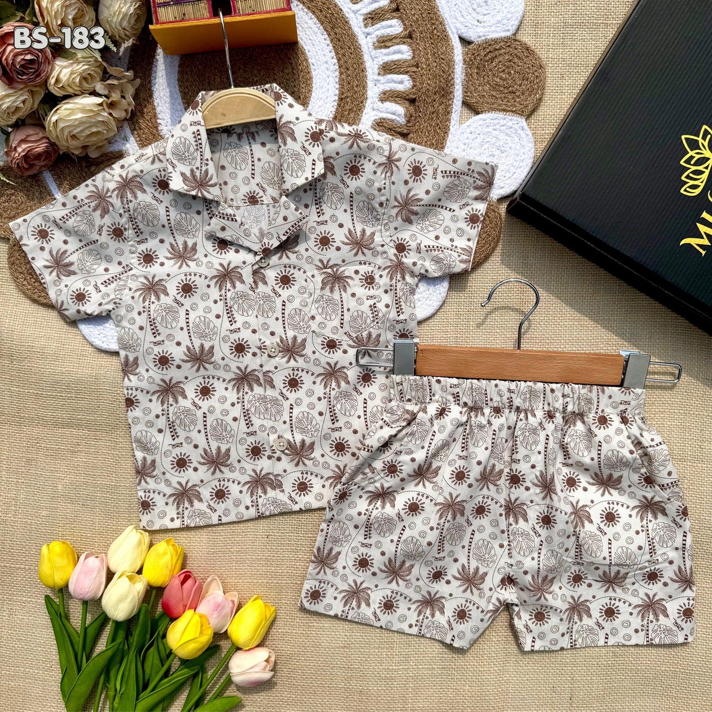 Desert Palms Co-Ord Set Code-BS-183